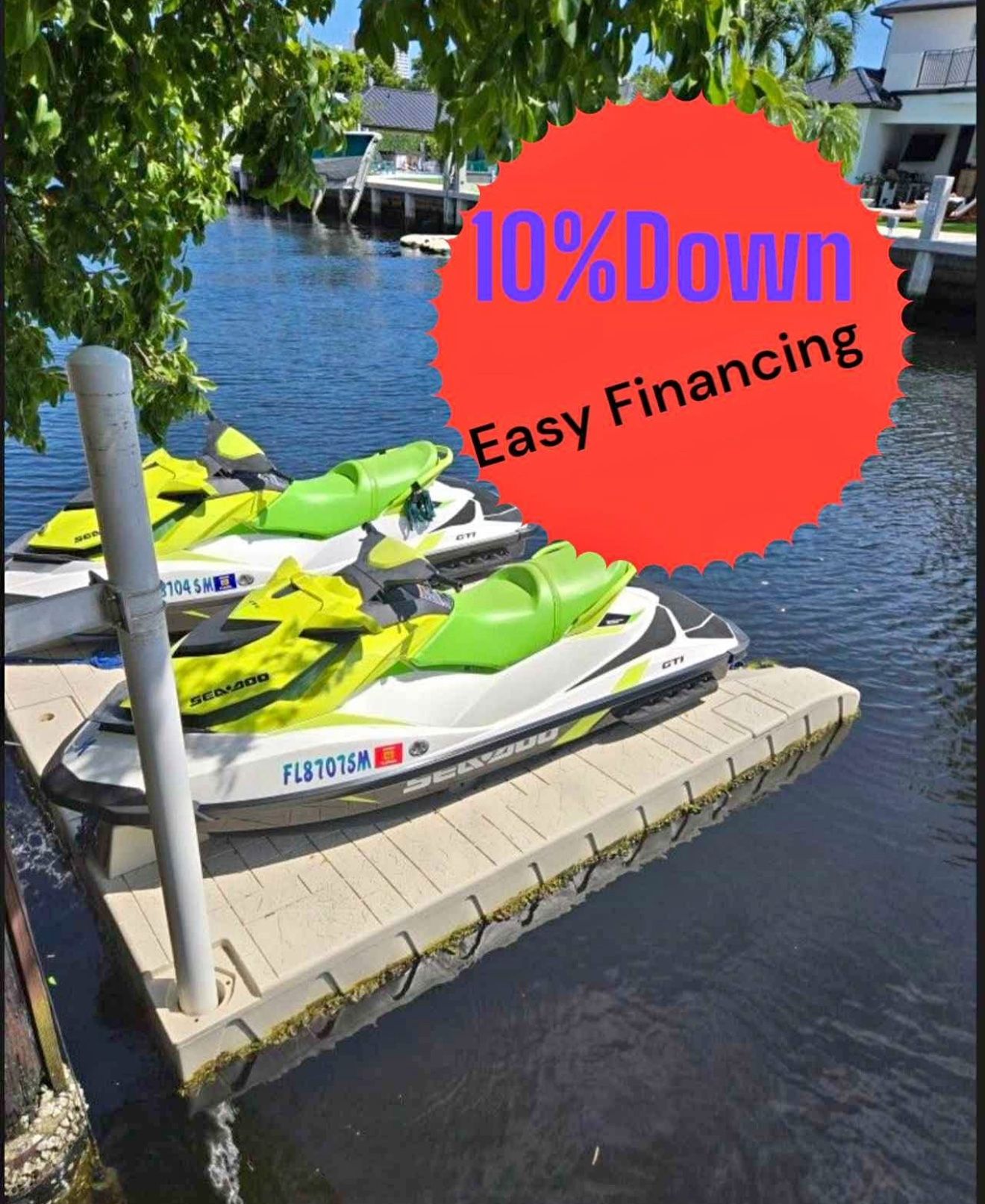 2019 SEA DOO wave runner GTI 130 JET SKI BOAT