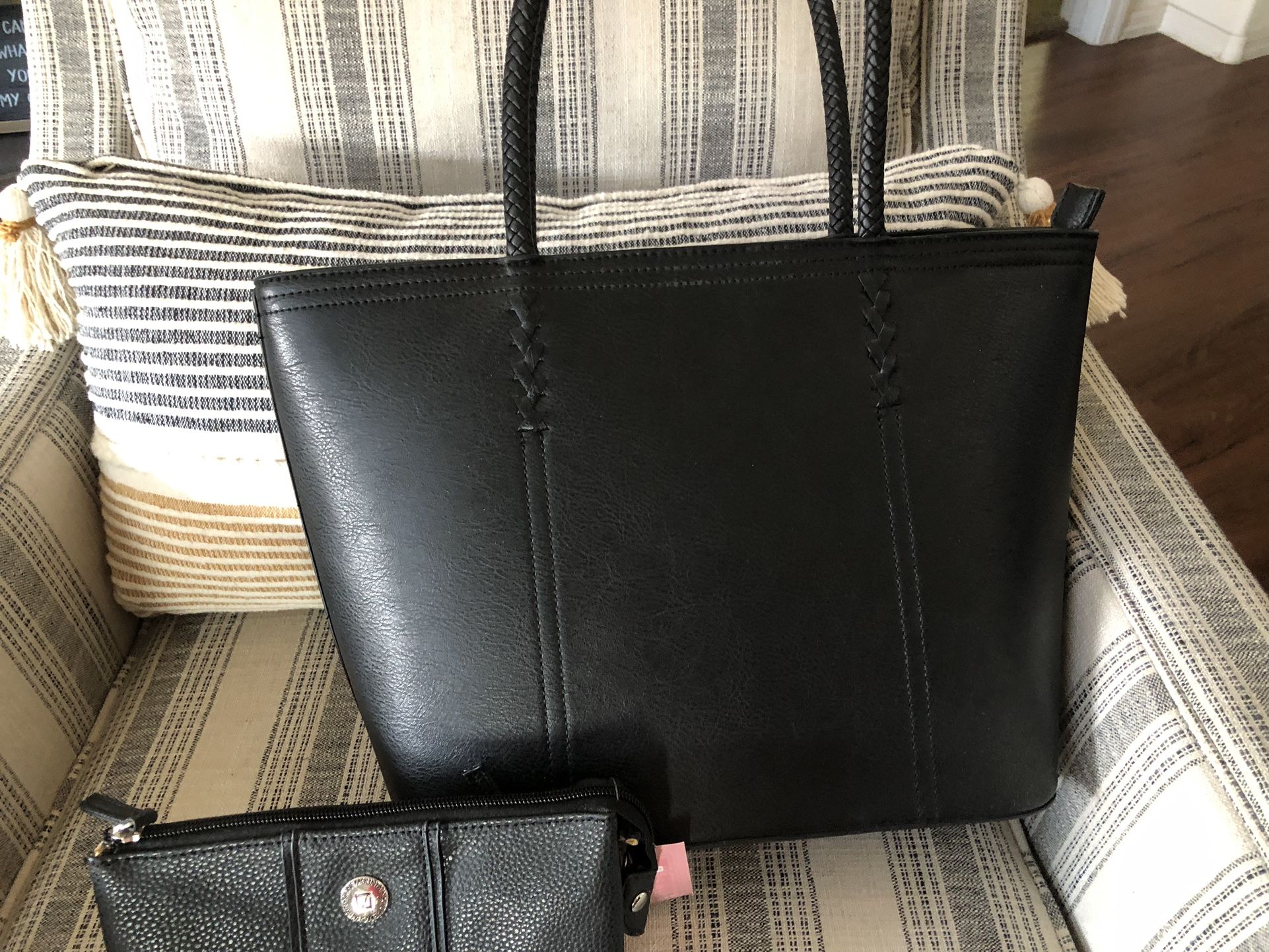 Large Bag with Small Wrist Wallet