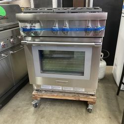 Slide Stove Dual Fuel Gas Range Thermador 30” 