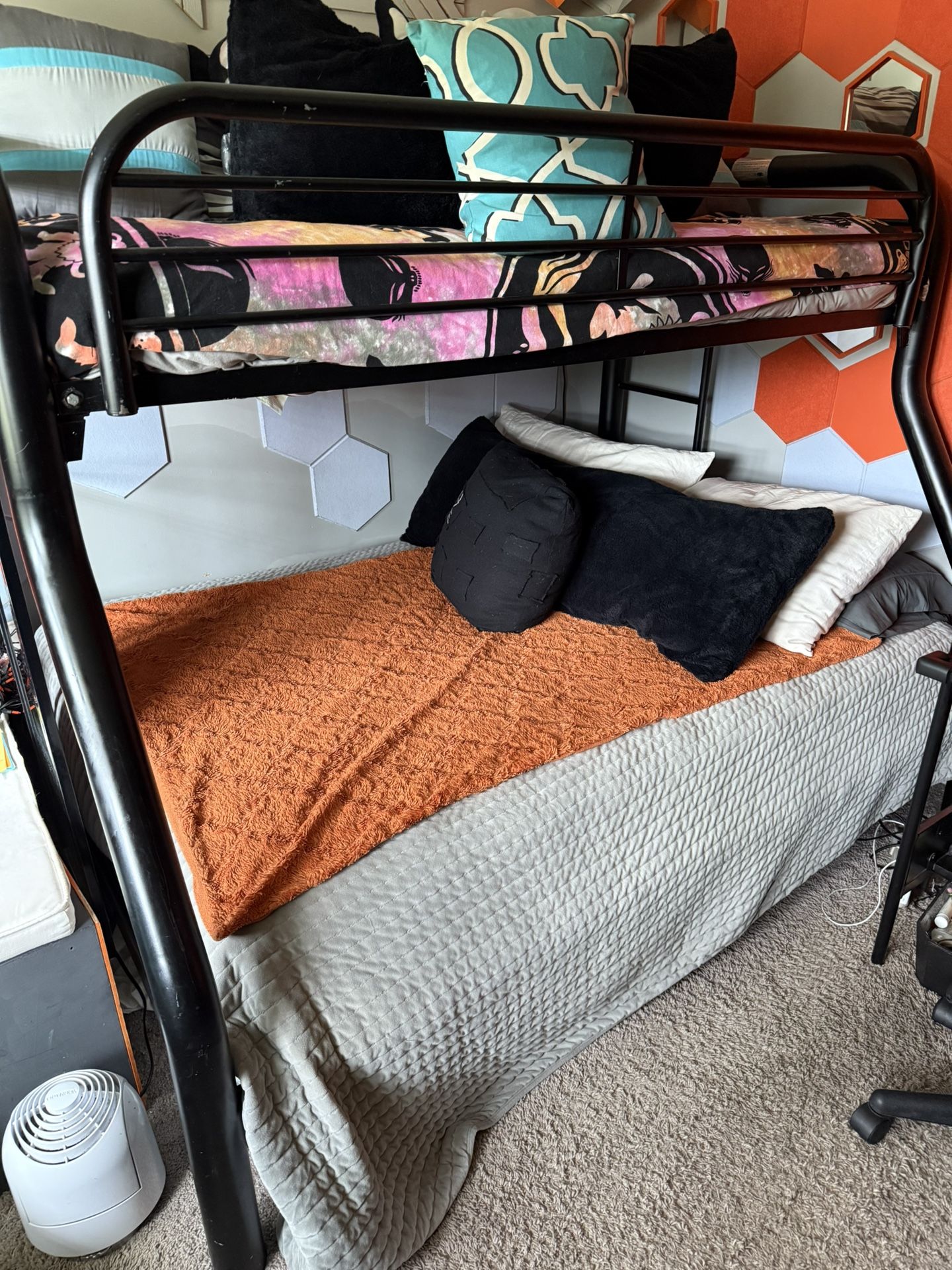 Black Bunk Bed Frame