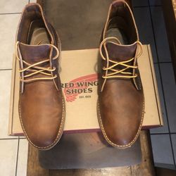 SIZE 8.5 RED WING COOPER ROUGH AND TOUGH LEATHER SOFT TOE BOOTS BRAND NEW