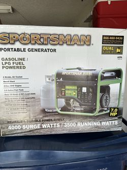 PRICE DROP! 4000 W Generator w/Wheel Assembly