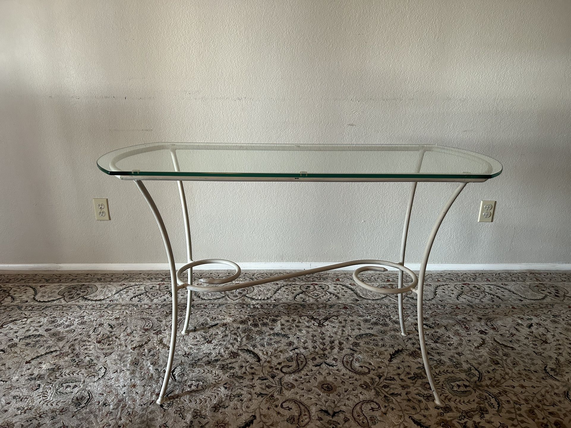 Small glass table