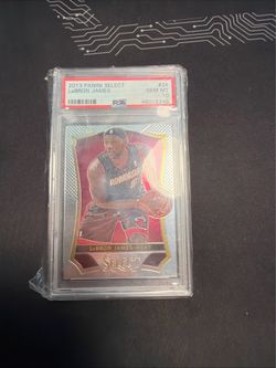 2013 panini select LeBron James PSA 10