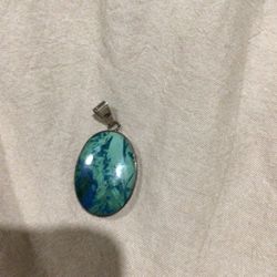 Vintage Navajo Pendant 925 Silver