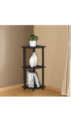 Turn-N-Tube 3-Tier Corner Display Rack Multipurpose Shelving Unit