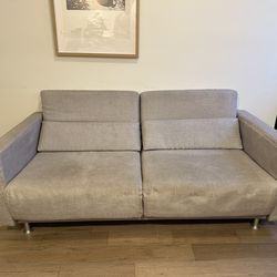 Design Within Reach Pullout Silver Couch MCM