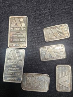 A mark silver bars