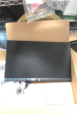 HP 21.5” widescreen LED LCD Monitor