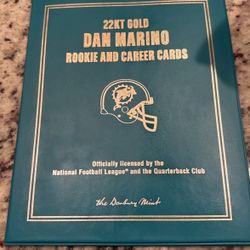 22kt Gold Dan Marino - Danbury Mint Cards