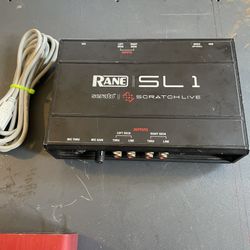 RANE SL-1 interface // SERATO 'scratch-live'