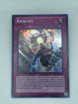 Konami Yugioh TCG Kickfire (foil)