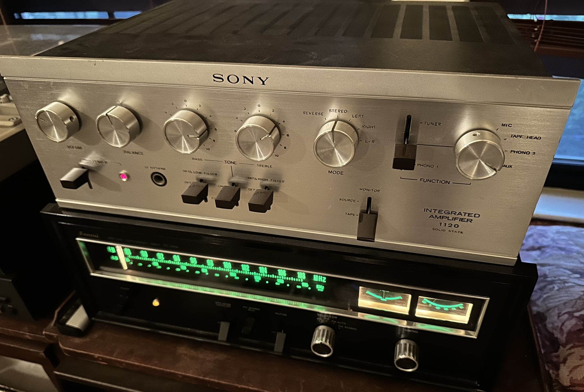 Rare Sony TA 1120A Integrated Amplifier Sounds Amazing!