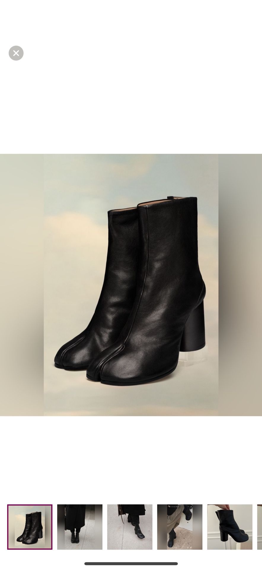 Maison margiela tabi Heels