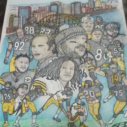 Pittsburgh Steelers Legends sketch!!