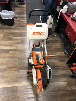 10035 STIHL concrete saw with Walk-Behind cart 65270