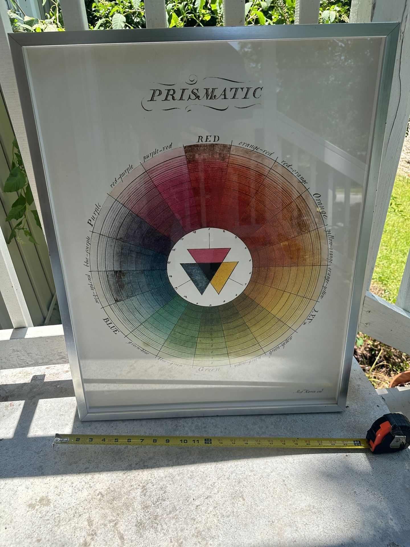 Framed Prismatic Color Wheel