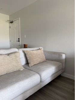 Light grey sofa