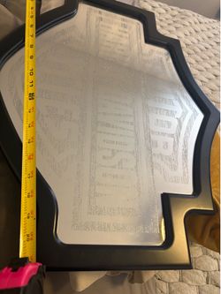 Harley Davidson etched mirror wall art