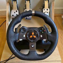 xbox logic tech g920 wheel and pedals