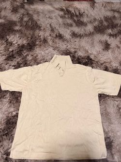 Cream Short Sleeve Polo Shirt