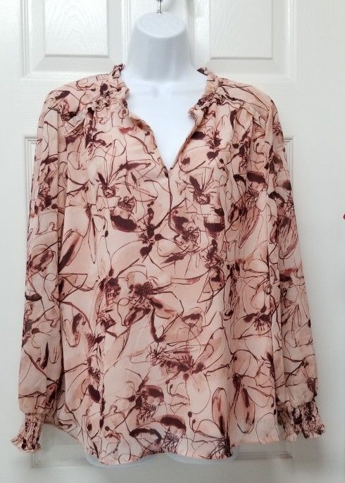 Floral Top Size L