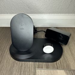 Belkin Boost up Wireless Charging Dock for iPhone and Apple Watch PREOWNED!