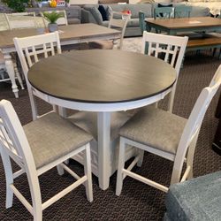 5PC Counter Height Dining Table Set 