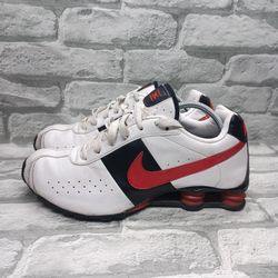 Nike Shox Mens Size 11 Classic II 2 Running Shoes White Red Black