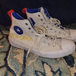 CONVERSE Men's Not A Chuck Embroidered High-Top Sneakers Size 10