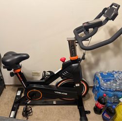 Yosuda indoor exercise bike black/orange frame