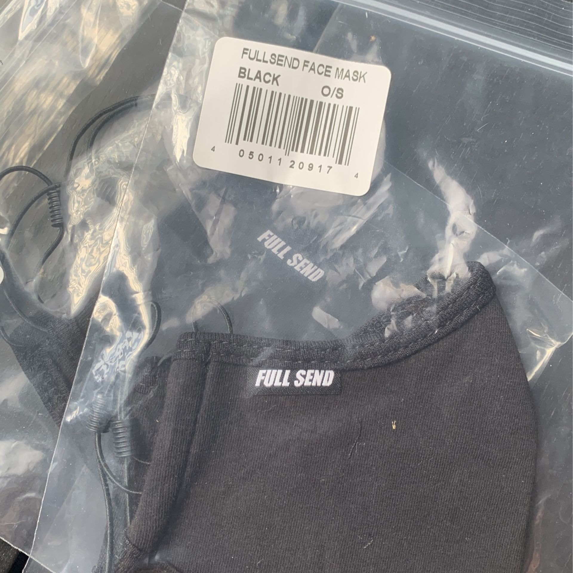 FULLSEND black Face Mask 