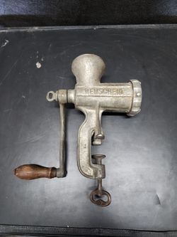 Vintage Alexanderwerk Heavy Cast Iron Meat Grinder - Remscheid Germany