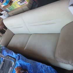 LEATHER COUCH SET 2pc