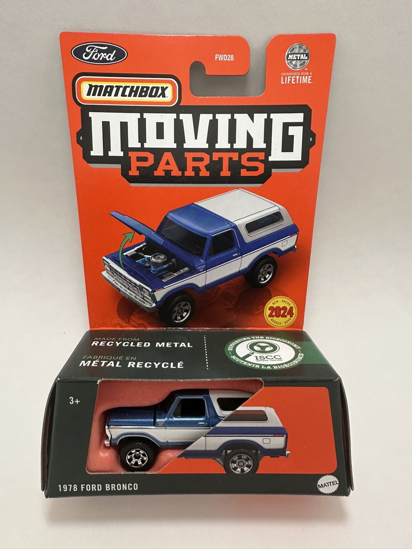 Brand New Matchbox Moving Parts Chevy Bronco - Sealed in Box!