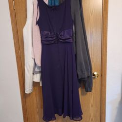 short purple dress...semi formal