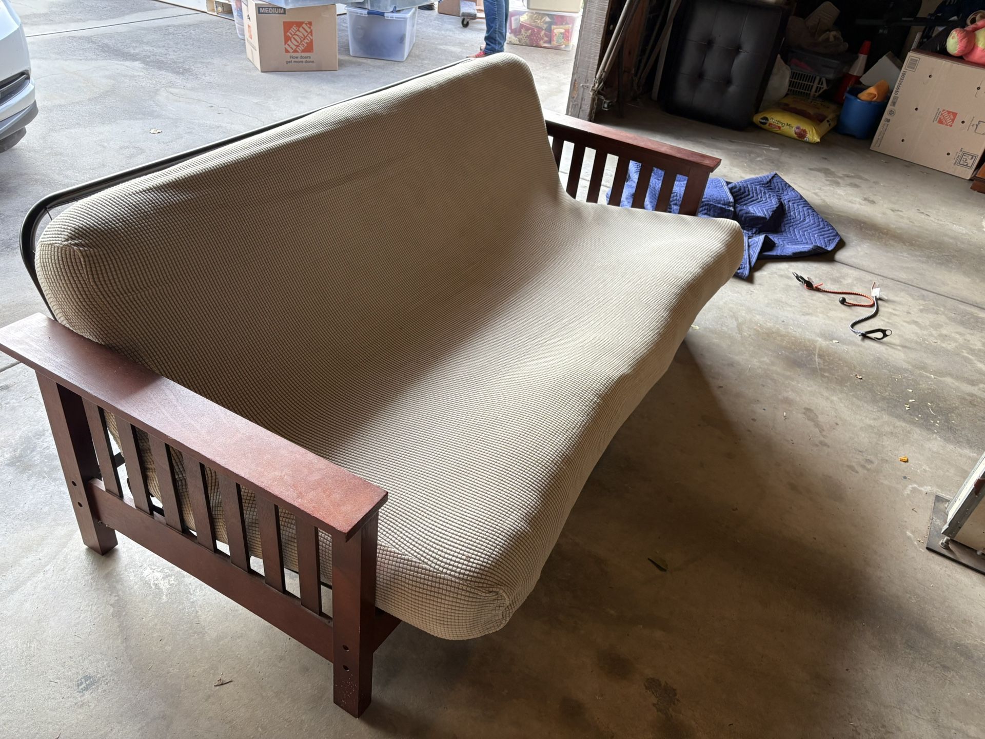 Large Futon Frame And Mattress