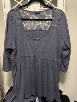 Torrid Babydoll Lace Top