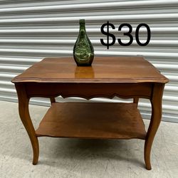 French Provincial Style Solid Wood End Table