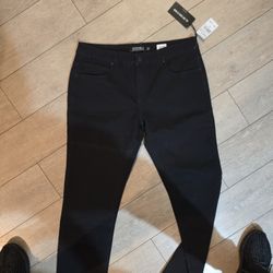 Ezekiel Denim fleece black jeans new with tags size 30x 32 $30