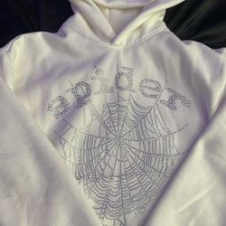 White VVS Spider Hoodie