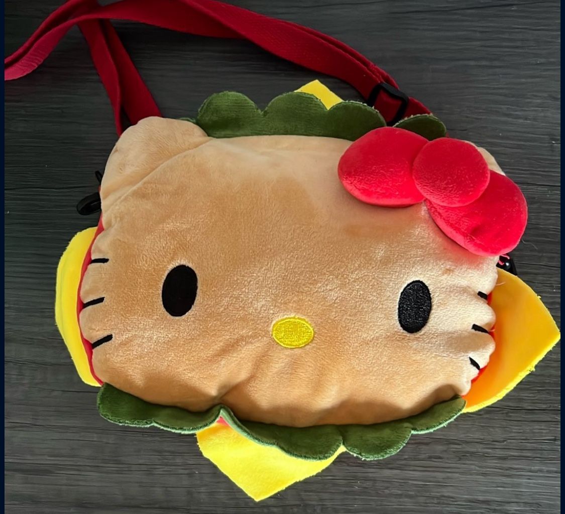 Hello Kitty Hamburger Styled Purse