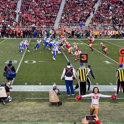 San Francisco 49ers vs Detroit Lions Red Zone Section 111, Row 9 (2 seats)