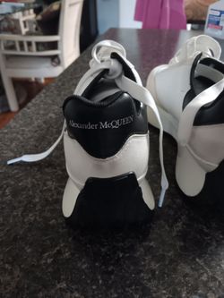 Alexander McQueen Oversized Sneakers White Black