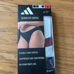 NWT Adidas women seamless bikini underwear 4 packs Size M