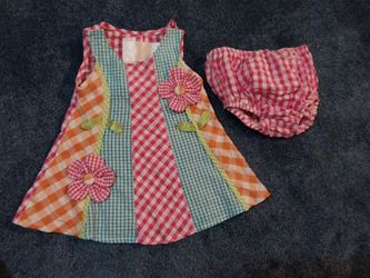 Baby Girl Summer Dress Outfit For 3-6 Months 