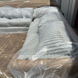 Brand New Large Gray Sectional Couch