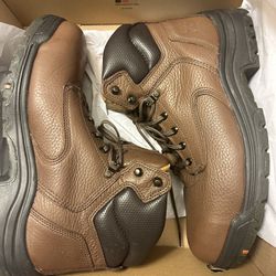 Timberland 6" Steel Toe Boots, Titan Series, Size 13