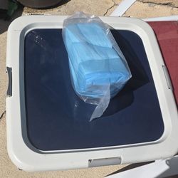 Large size dog pee pad holder , bag of 24 pads included