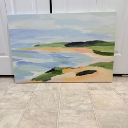 beautiful brand new 3ft by 2ft wall art. hanging hooks still covered (never used) (MUST SELL TODAY)